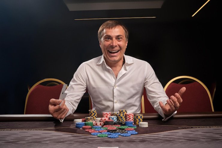 Live Caribbean Stud Poker table on oppatoto 129 with dealer and player cards